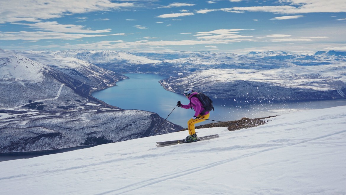 Testing Moonlight Skis in Beautiful Burfjord